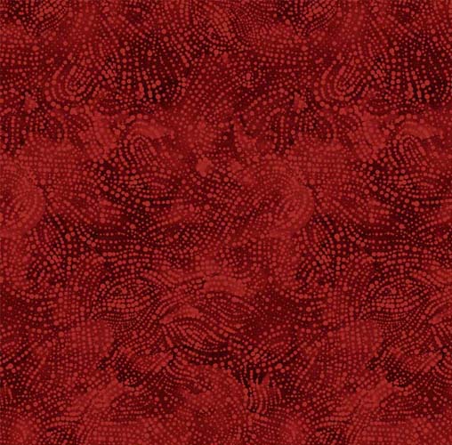 108" Wide Back -  Serenity - Serene Texture - Red - dotted swirls