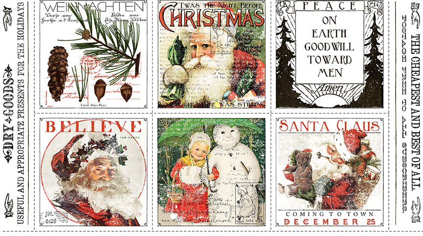 Classic Christmas - ChristmasPatch PANEL 24in - 6 patches