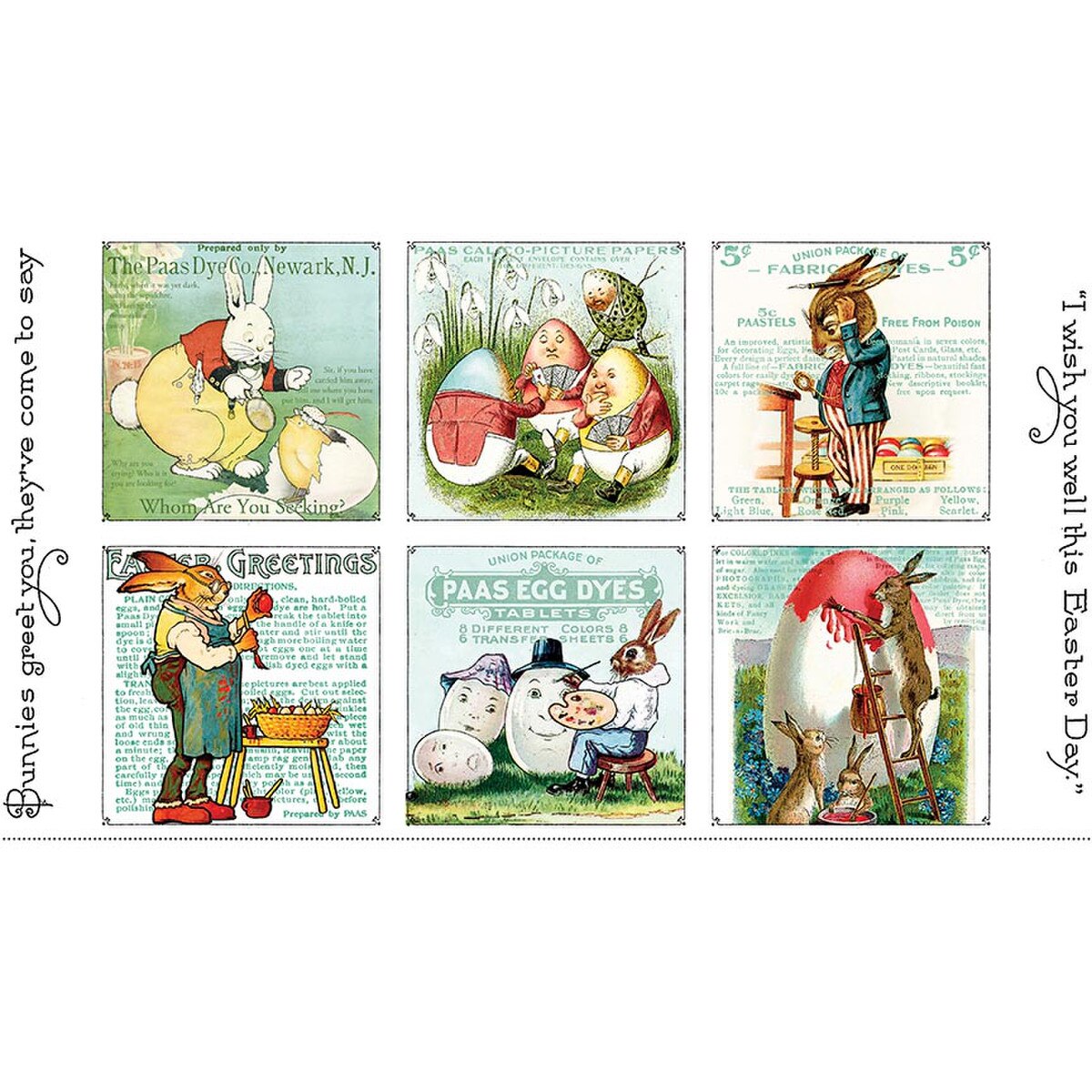 Egg Hunt - 24in. PANEL Egg Hunt Large Panel - 6 blocks