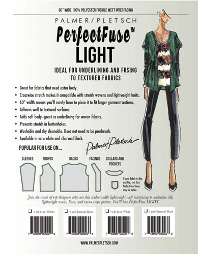 Palmer Pletsch - Perfect Fuse - Light - 3yds White interfacing