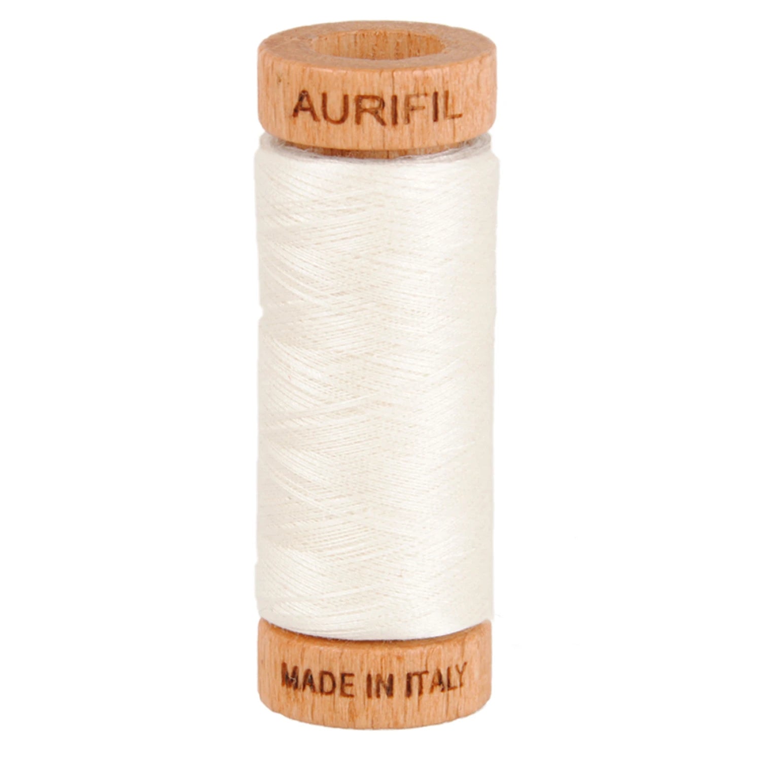 Cotton Mako Thread - 80wt 280m ,sea biscuit cream #6722  Aurifil