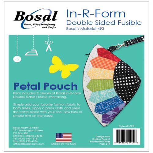 Bosal In-R-Form - Petal Pouch - Double Sided Fusible