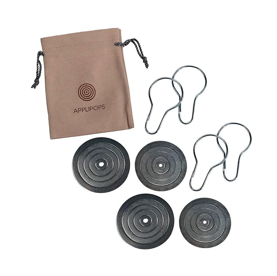 Applipops Propack Plus - 2X 8 circle sizes - metal rings by Ellen's Quilts