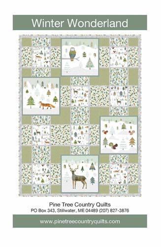 Winter Wonderland - 50x66 - quilt - Pine Tree Country Quilts