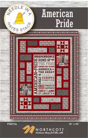 American Pride - 70 x 90 quilt by Tiffany Hayes, Needle in a Hayes Stack