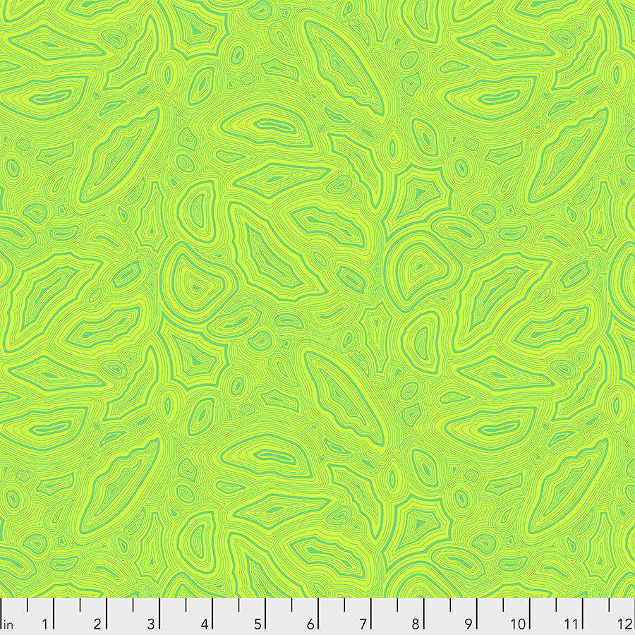 Tula's True Colors - Mineral,Peridot, bright green by Tula Pink