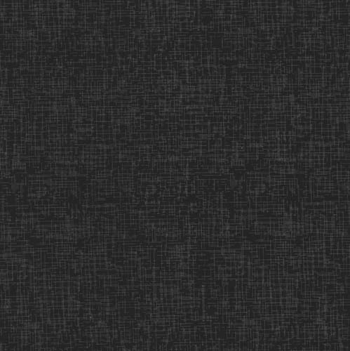 110" Wide Back - Linen - Black - Linen texture - Quilter's Choice