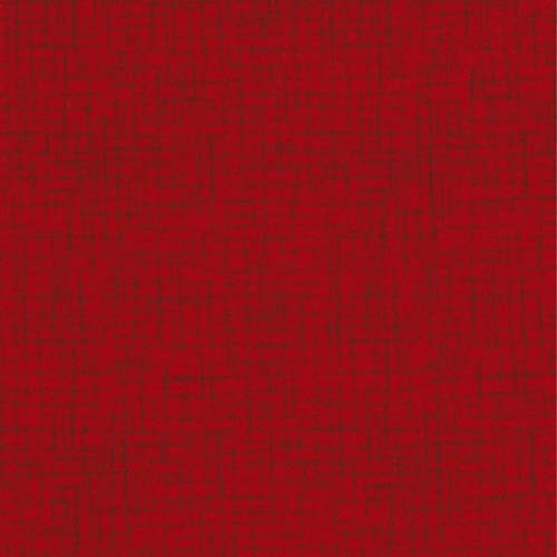 Extra Wide Flannel - approx.104 inches - Betula - Christmas Red- crosshatch