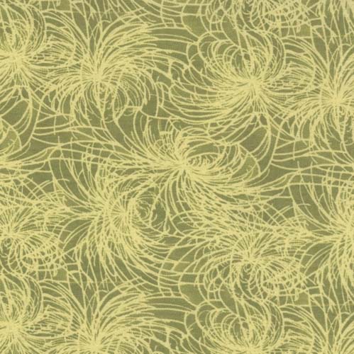 Extra Wide Flannel - approx.104 inchesl - Meadow - Pistachio