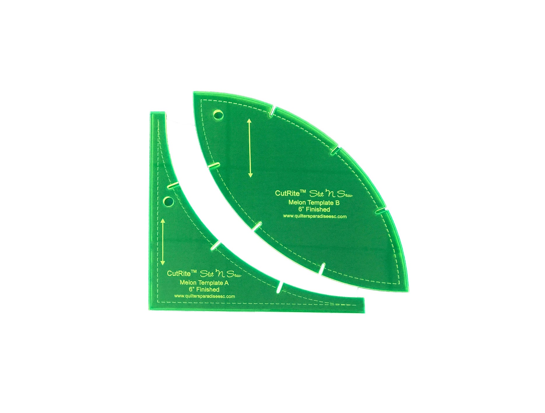 Quilters Paradise - CutRite Melon - 6 in templates