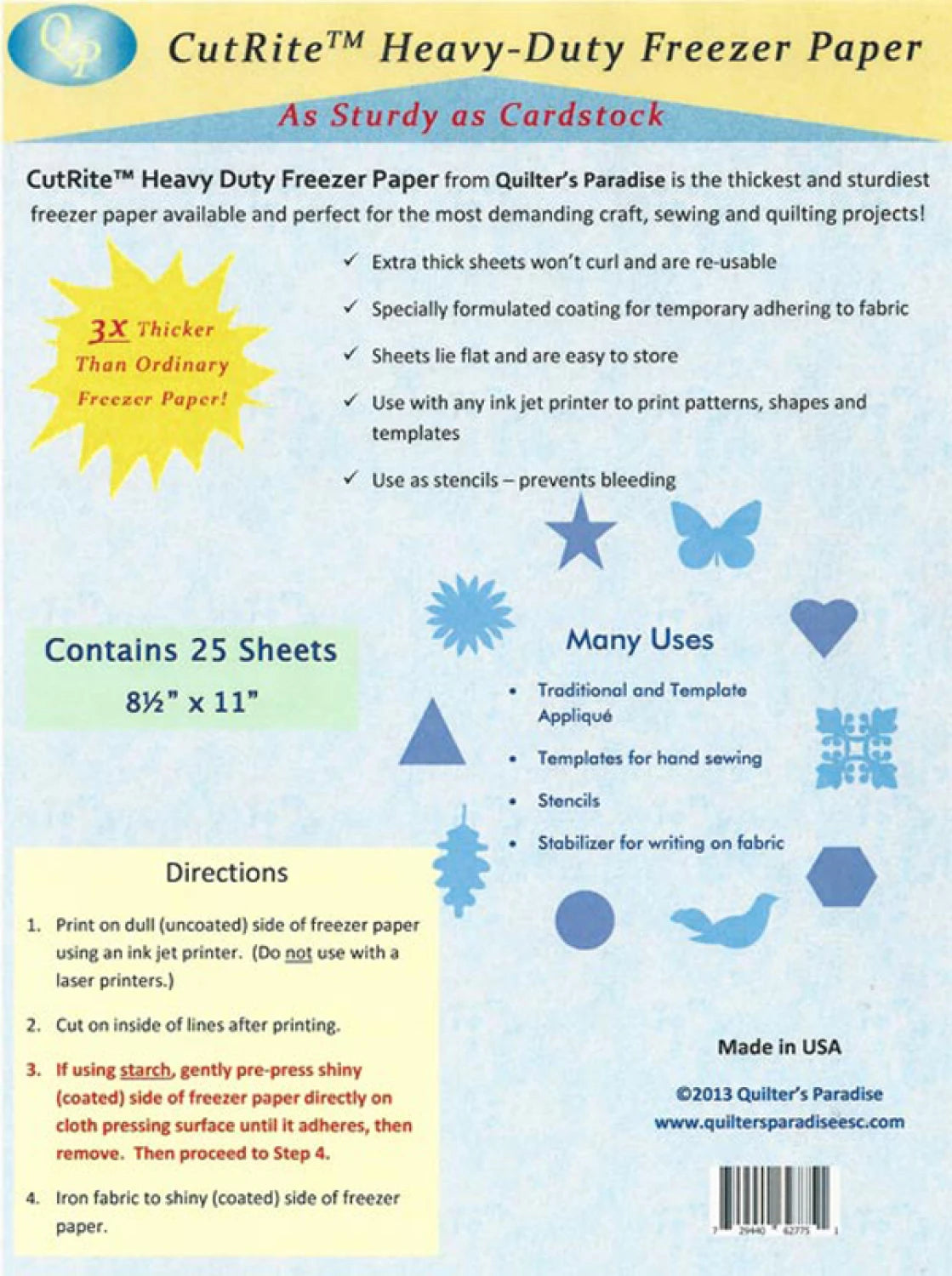 CutRite Heavy Duty Freezer Paper - Single Sheets