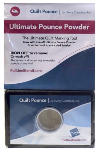 Ultimate Pounce Powder -  from Hancy creations. Iron Off to remove