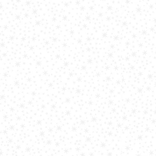 Quilting Illusions - Stars - White - white on white stars