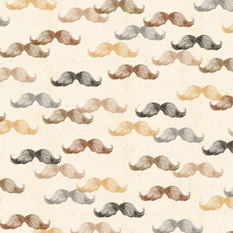 A Close Shave - Mustaches on Cream by Charlene Audrey