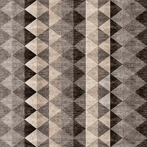 The Great White North - Triangle Patch - triangles in brown shades by Dan Morris