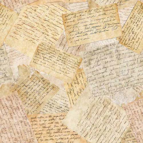 Sizzle & Spice - Recipes - Collaged Recipes in Tones of Ecru