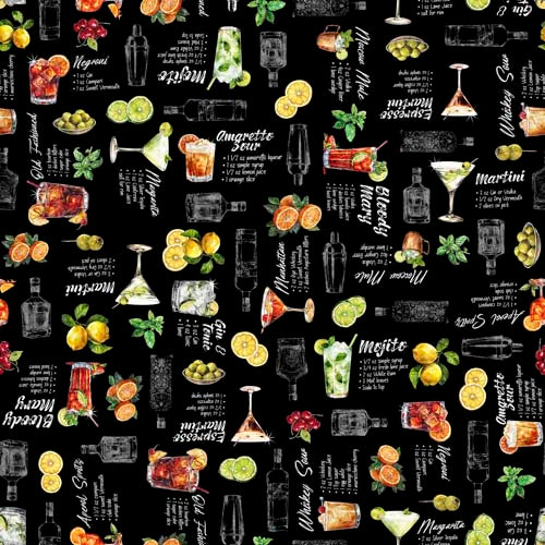 That's the Spirit - Cocktails& Recipes - recipes & ingredients on black