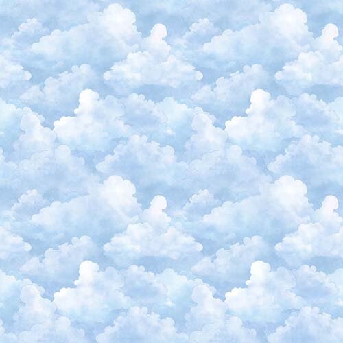 Bearsville - Clouds - Sky Blue clouds on light blue