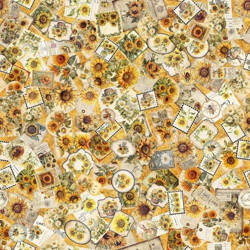 Sunflower Serenade - Sunflower Ephemera - Orange