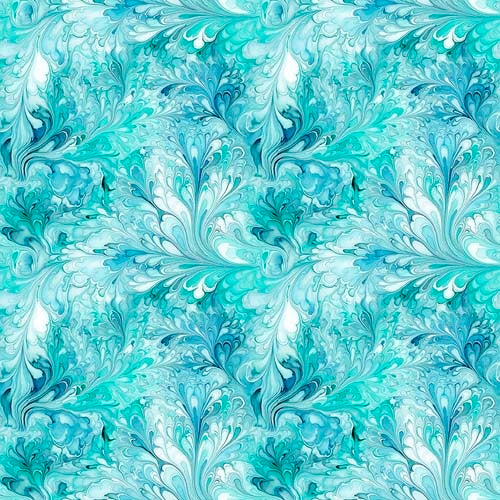 Swan Song - Water Splash - Turquoise