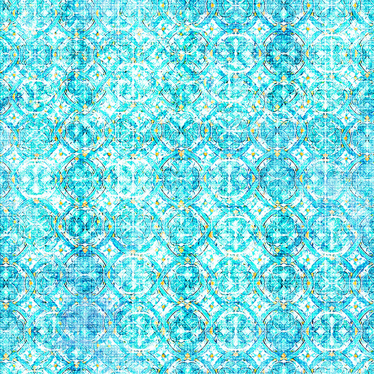 Udderly Adorable - Geo Stripe - Turquoise