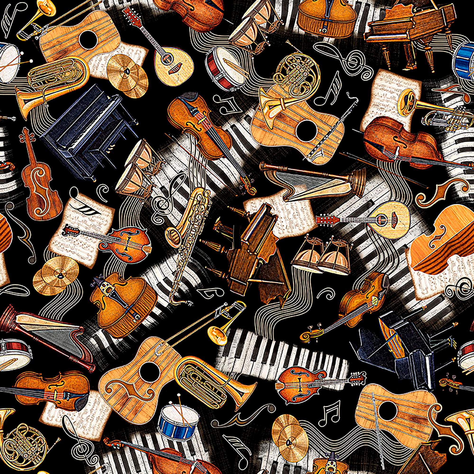 Vivace - Musical Instruments Toss - Black