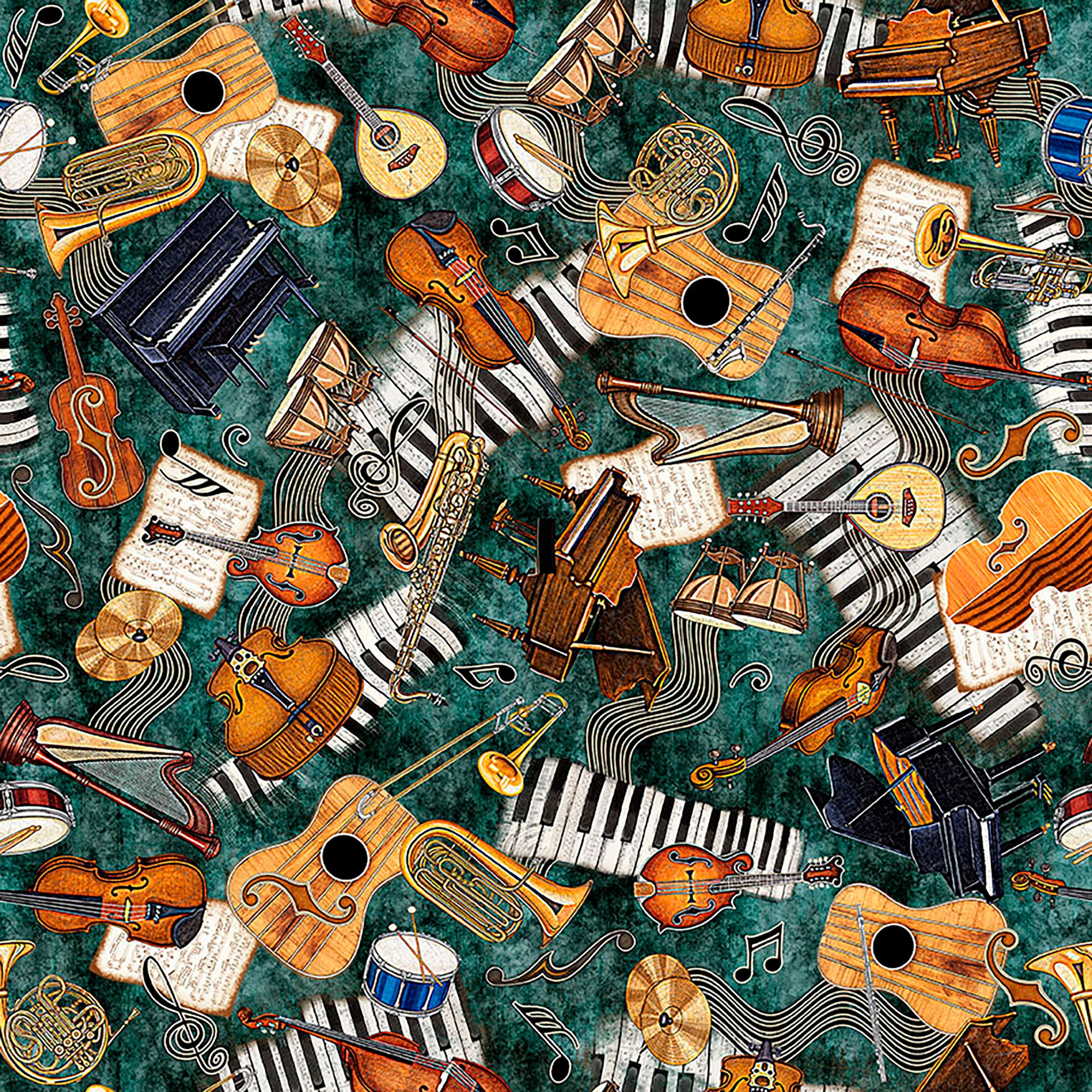 Vivace - Musical Instruments Toss - Teal