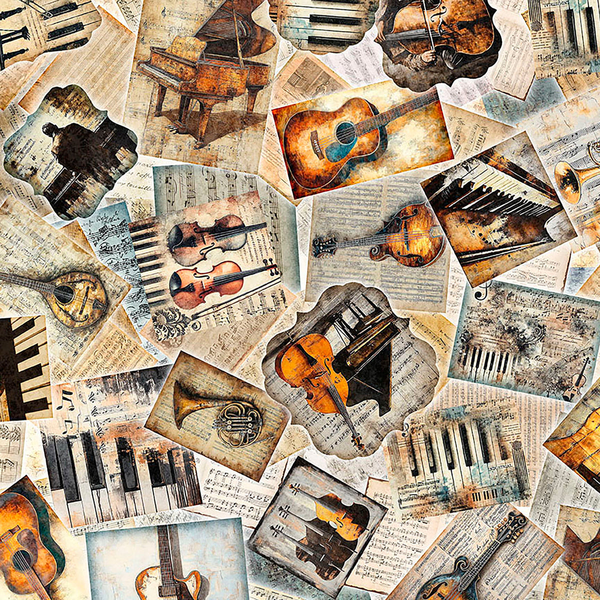 Vivace - Musical Patches - Tan