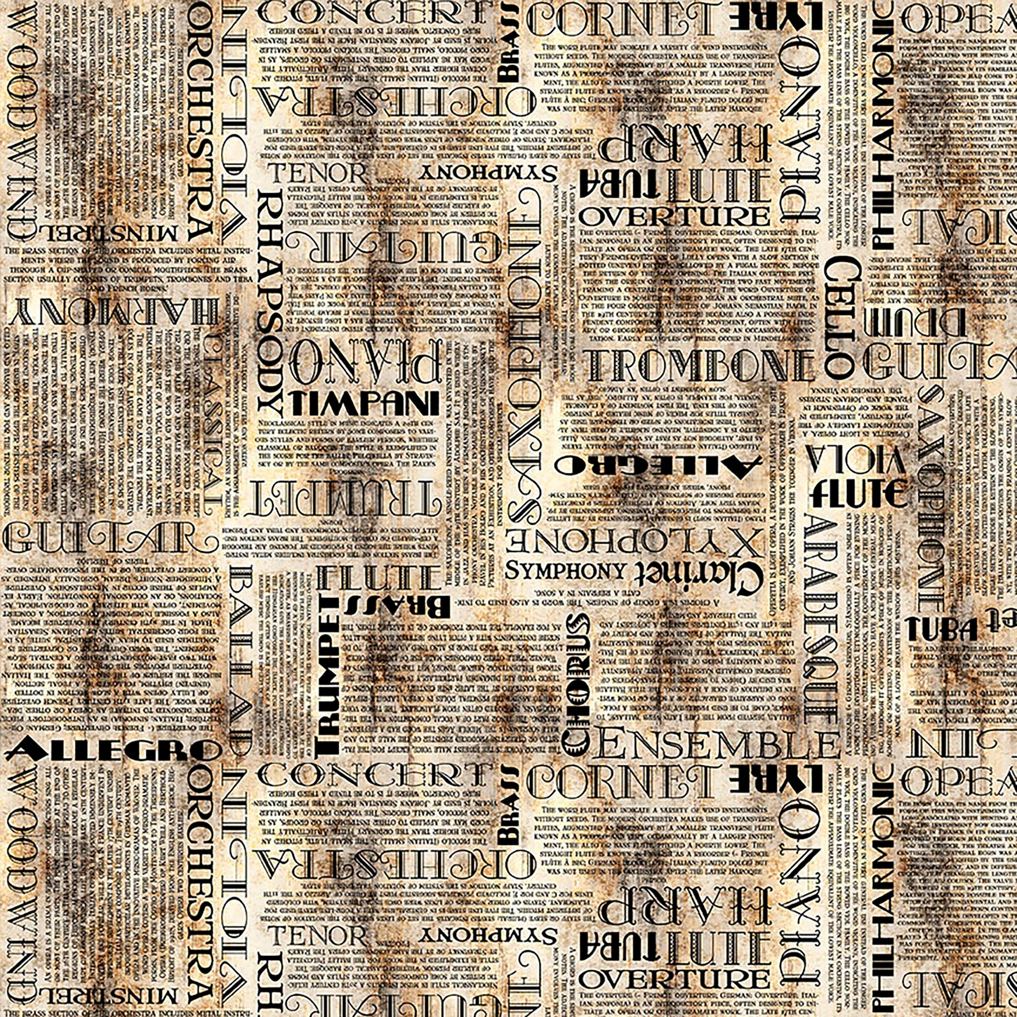 Vivace - Music Text - Parchment
