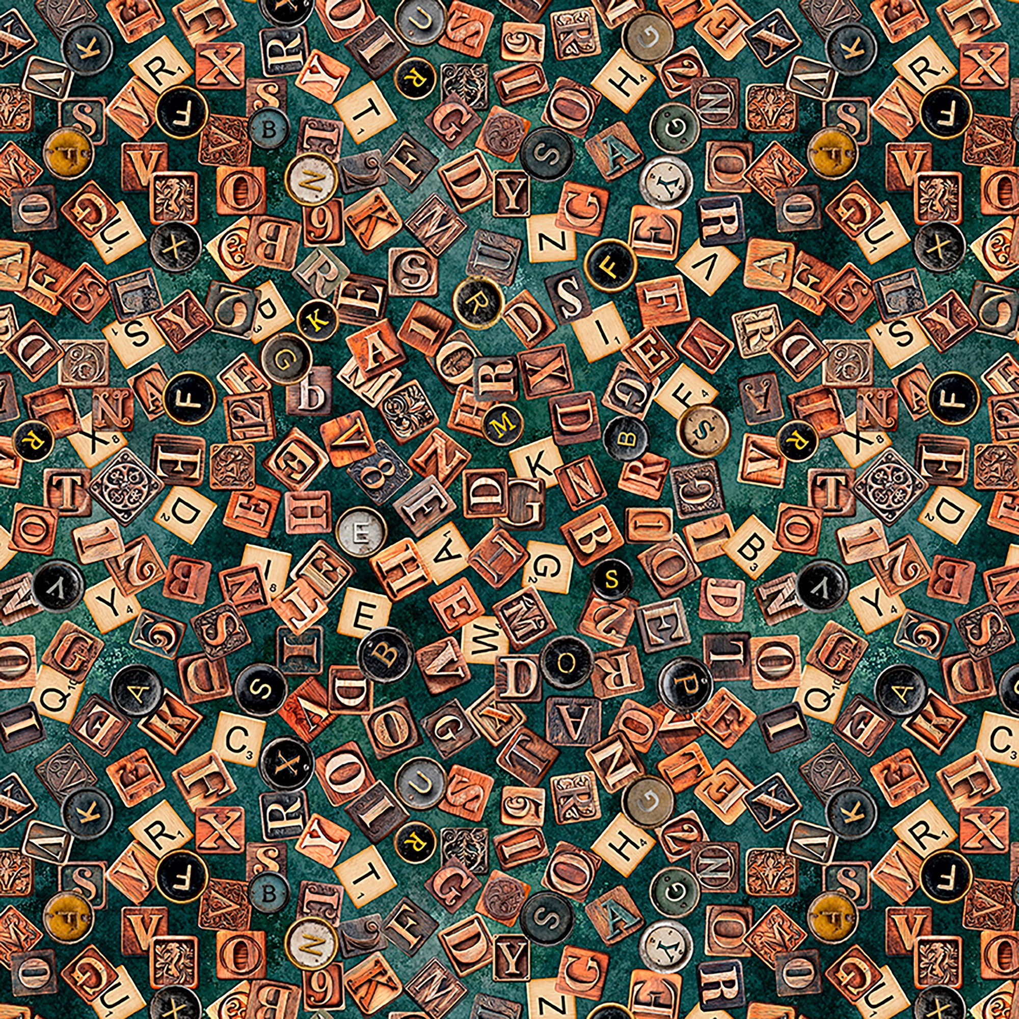 Book Club - Letters - Teal