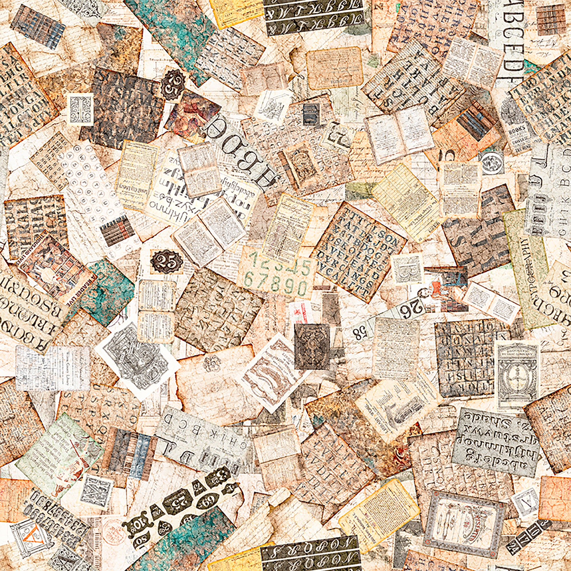 Book Club - Book Ephemera - Tan