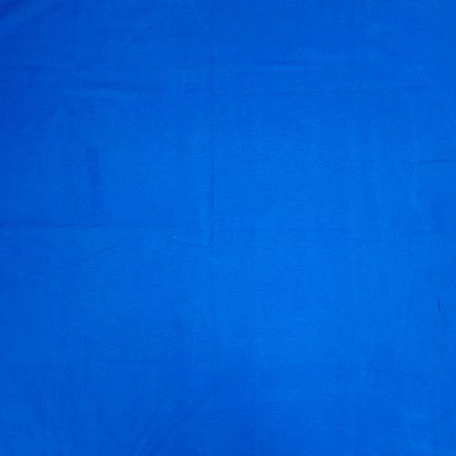Feather Flannel - Blue double brushed solid blue flannel