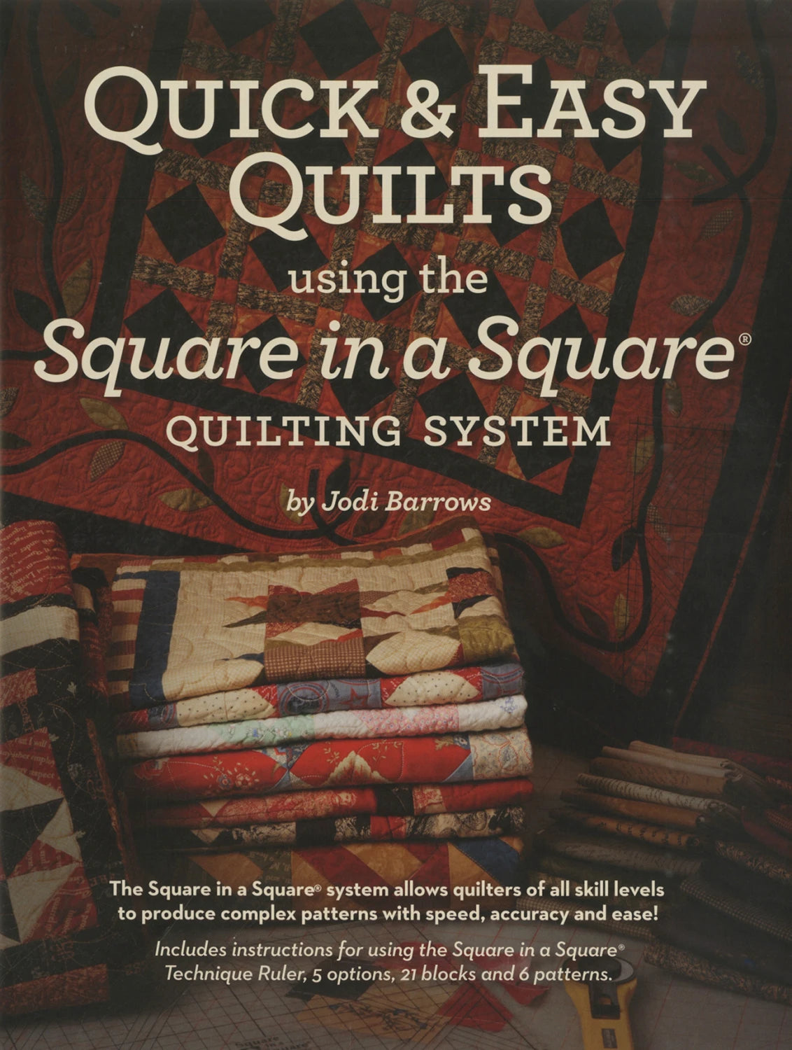 Ruler Square in a Square - 9 x 12 - Jodi Barrows - incl book Quick & easy quilts