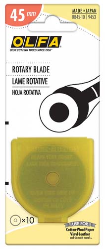 Olfa 45mm x 10 rotary blade 10-pack