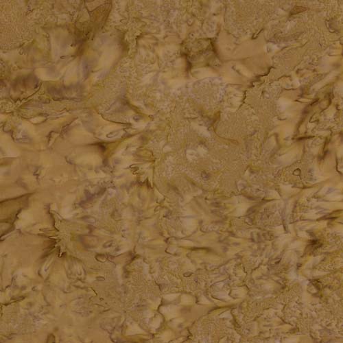 Batiks Hand-dyes - Bronze Sea - golden brown