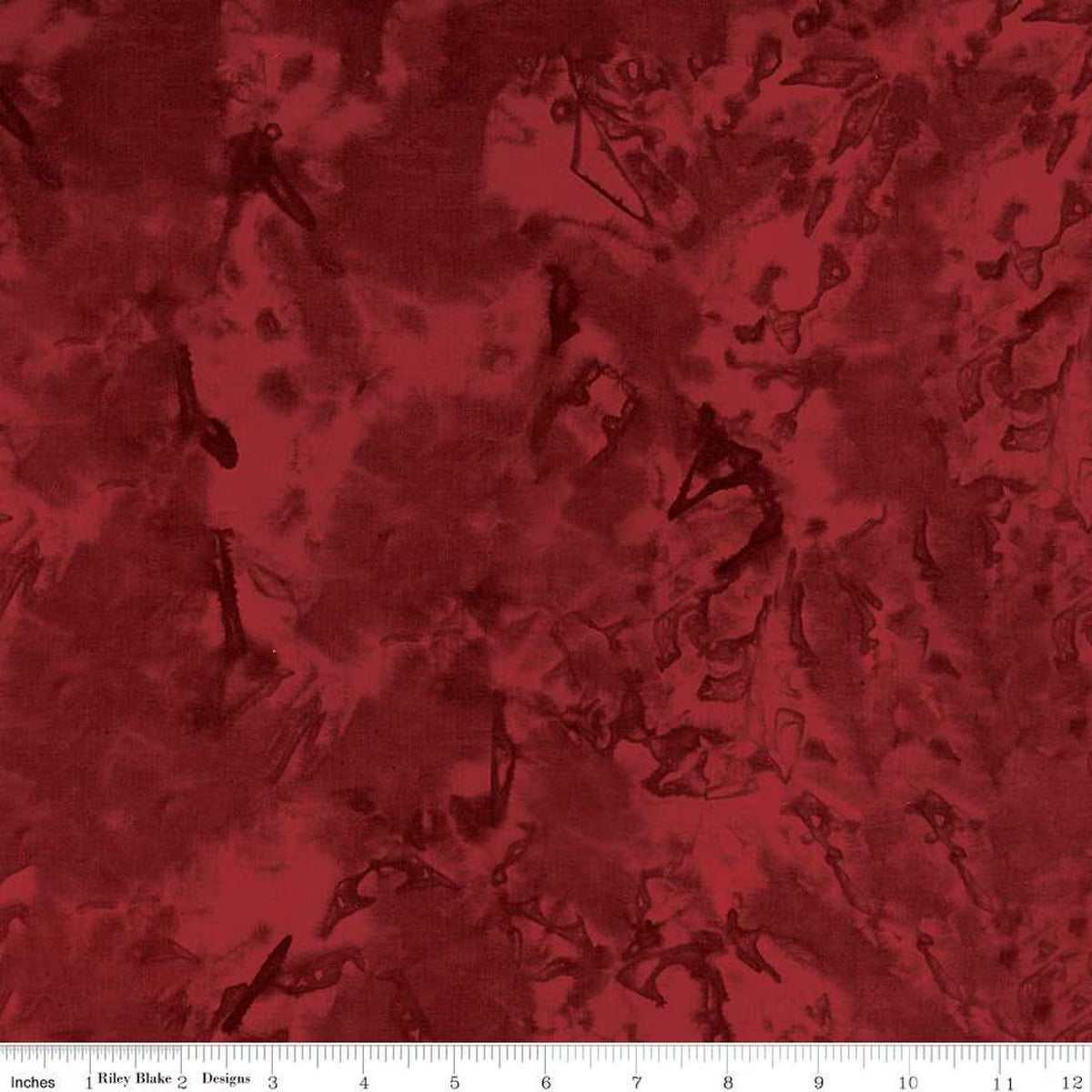 Expressions Batiks Hand-Dyes - Currant - dark red