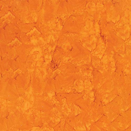 Batiks Hand-dyes - Marigold - orange