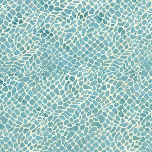 Expressions Batiks Sunken Treasure - Netting - Peek-A-Blue