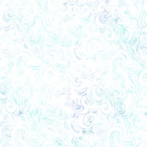 Expressions Batiks Sunken Treasure - Waves - Powdered Pastels