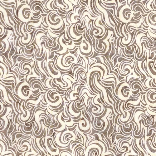 Expressions Batiks Sunken Treasure - Waves - Coffee Kiss