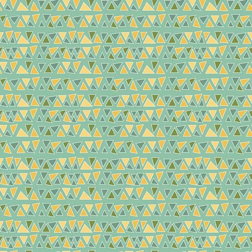 Eat Your Veggies - Triangles - Teal