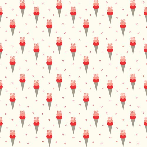 I Love Us - Cones - Cream - ice cream cones on cream