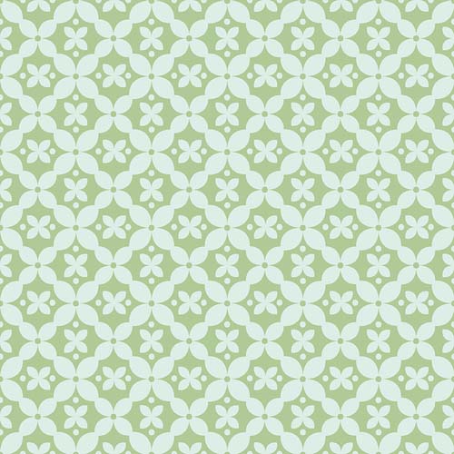 Clover Farm - Kitchen Tiles - Pistachio - green geometric design