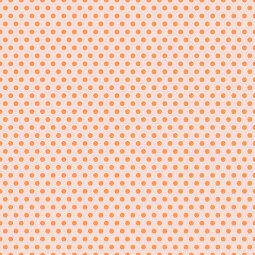 Sunsetridge - Dots - Ballerina - orange dots on pink