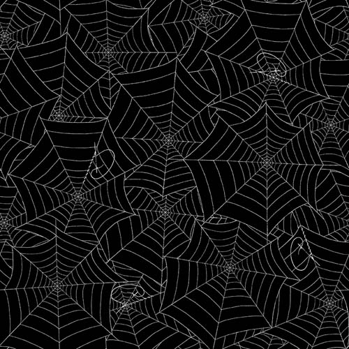 Costume Maker's Act II - Web - Black - white webs on black