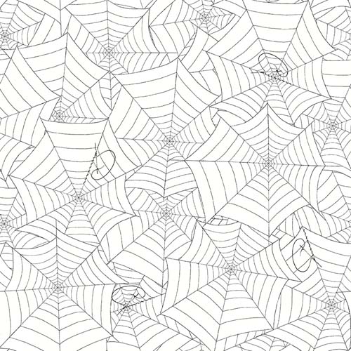 Costume Maker's Act II - Web - White - black webs on white