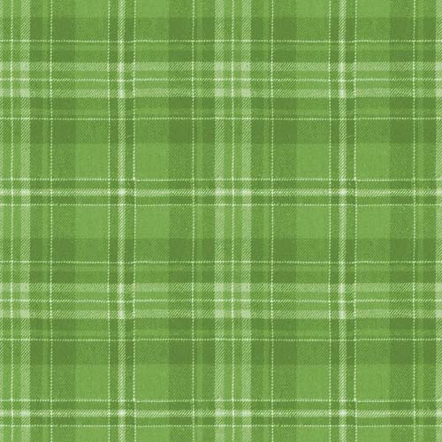 Classic Christmas - Plaid - Green - green & white plaid