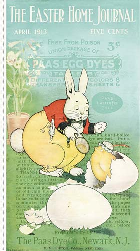 Egg Hunt - 24in. PANEL The Easter Home Journal Main- Easter Bunny & chick