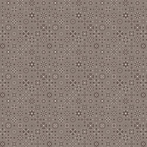 Farmer's Daughter - Handmade - Rustic - small gray geometric designs -Lori Holt