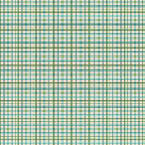 Farmer's Daughter - Plaid - Sea Glass - green & blue plaid - Lori Holt